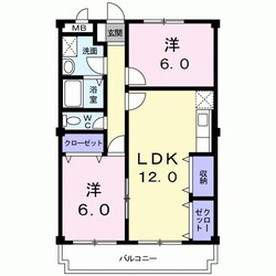 フリーダム武庫の里IIの物件間取画像